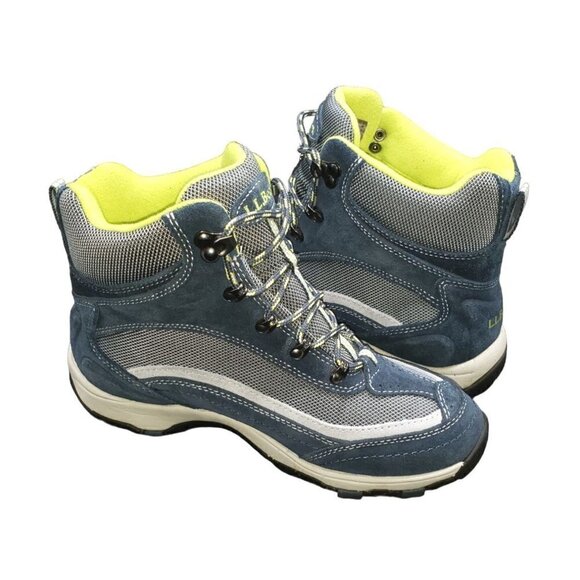 LL Been Primaloft Boots Women Sz 8.5 Medium TEK 2.5 Waterproof Trail Winter Blue - Picture 4 of 12